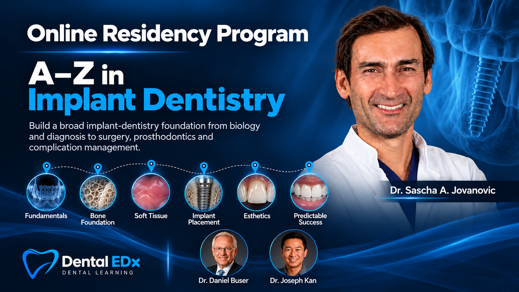 Online Residency Program: A-Z in Implant Dentistry course cover